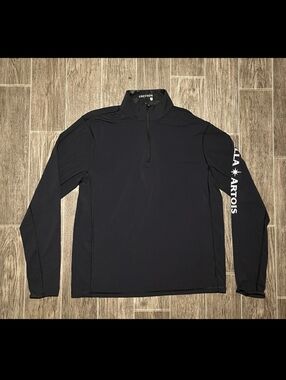 Greyson Golf 1/4 Zip Pullover Performance Stretch Mens Medium Stella Artois